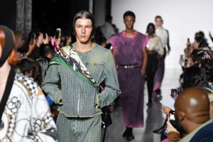 Runway at Stefan Cooke RTW Spring 2023 on September 18, 2022 in London