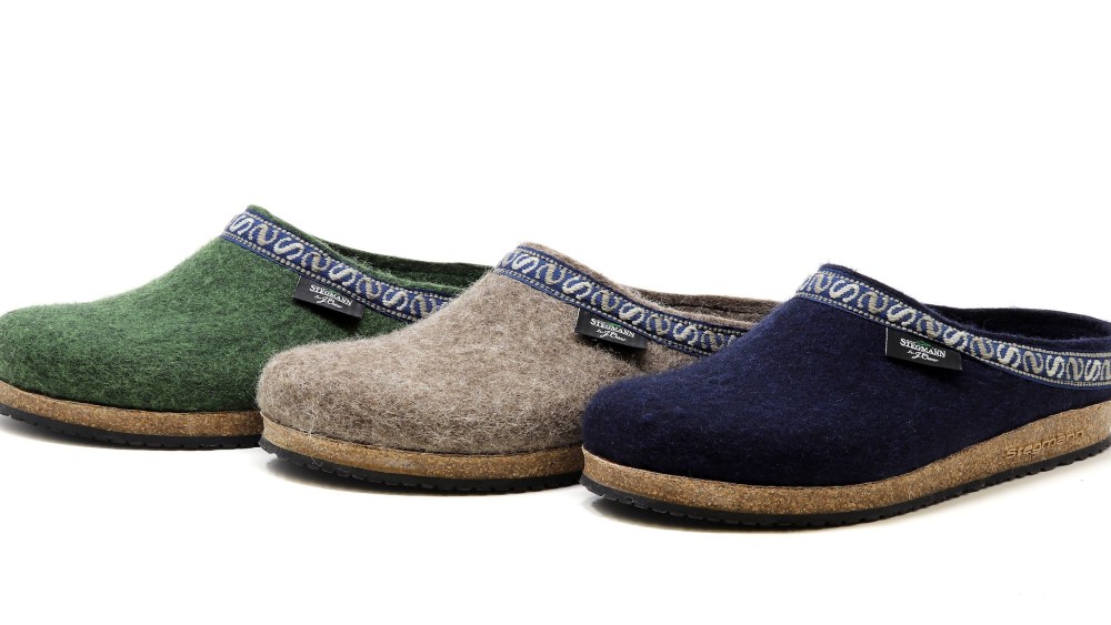 The new Stegmann x J.Crew lineup features Stegmann's most popular men's shoe, the Original 108 Clog in three colorways exclusive to J.Crew: natural, dark forest and navy.
