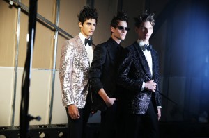 Backstage at Tom Ford RTW Spring 2023