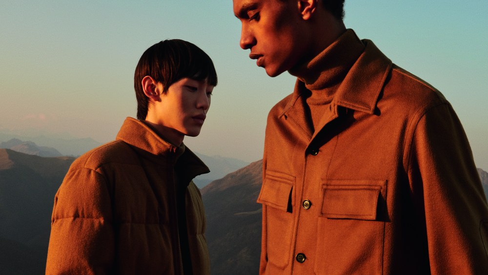 Zegna's Oasi Cashmere collection.