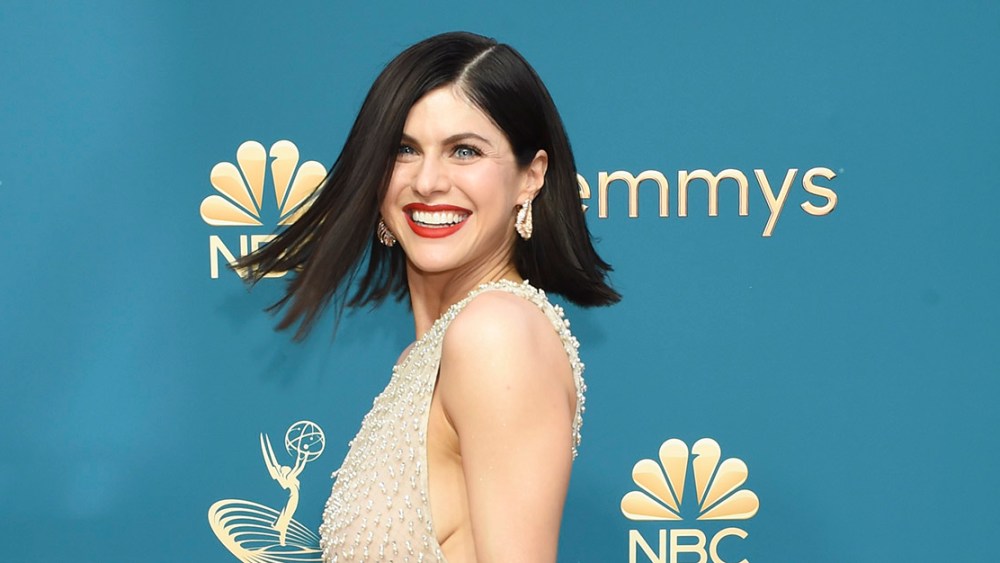 Alexandra Daddario at the 74th Primetime Emmy Awards held at Microsoft Theater on September 12, 2022 in Los Angeles, California.