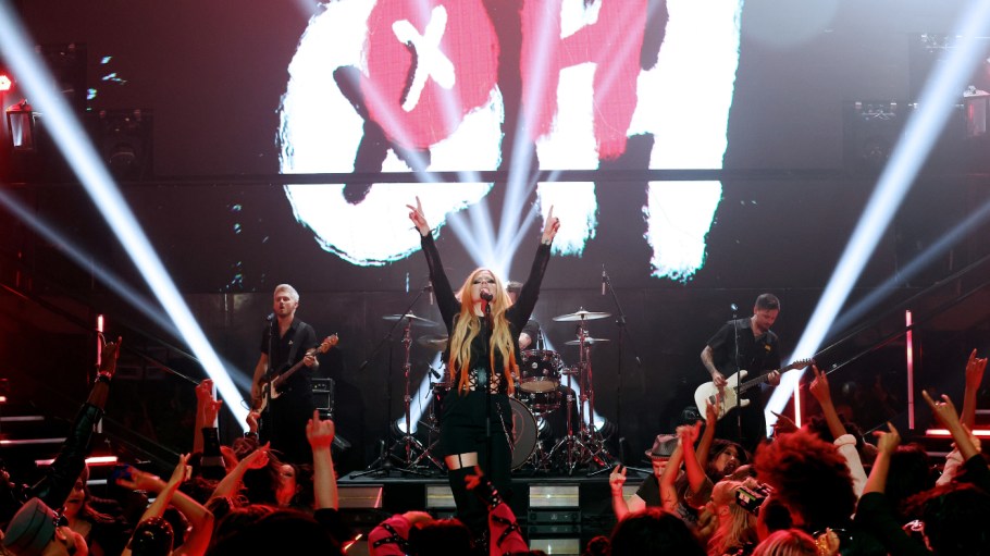 Avril Lavigne performs at Shein's 'Rock the Runway' show
