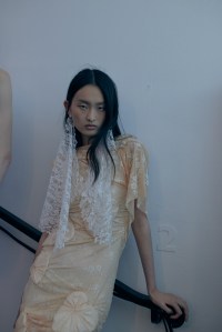 Backstage at Acne Studios RTW spring 2023