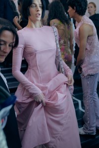 Backstage at Acne Studios RTW spring 2023