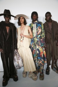 Backstage at Balmain RTW Spring 2023