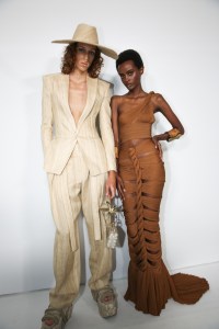 Backstage at Balmain RTW Spring 2023