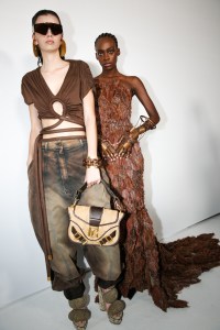 Backstage at Balmain RTW Spring 2023