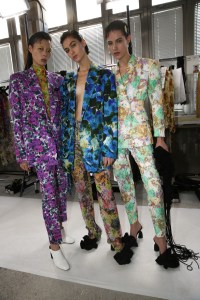 Backstage at Dris Van Noten RTW Spring 2023