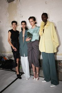 Backstage at Dris Van Noten RTW Spring 2023