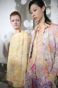 Backstage at Dris Van Noten RTW Spring 2023