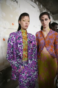 Backstage at Dris Van Noten RTW Spring 2023