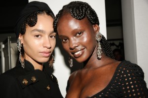 Backstage at Gianbattista Valli RTW Spring 2023