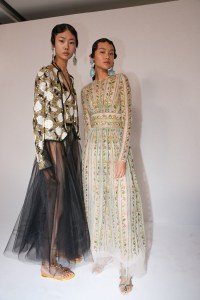 Backstage at Gianbattista Valli RTW Spring 2023