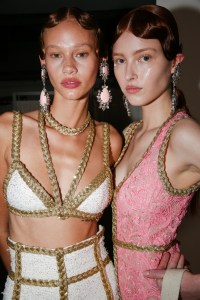 Backstage at Giambattista Valli RTW Spring 2023