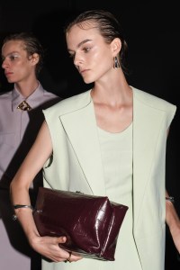 Backstage at Jil Sander RTW Spring 2023