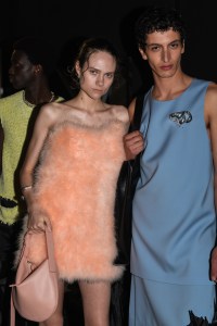 Backstage at Jil Sander RTW Spring 2023