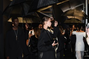 Backstage at Jil Sander RTW Spring 2023