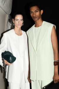 Backstage at Jil Sander RTW Spring 2023