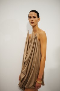 Backstage at Loewe RTW Spring 2023
