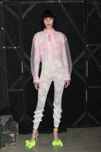 Backstage at MSGM RTW Spring 2023