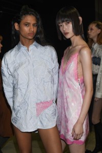 Backstage at MSGM RTW Spring 2023
