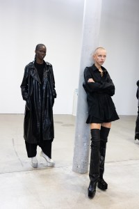 Backstage at Rick Owens RTW Spring 2023