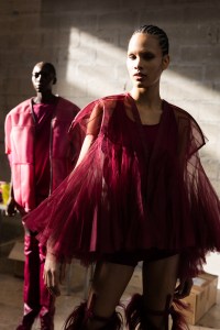 Backstage at Rick Owens RTW Spring 2023