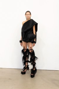 Backstage at Rick Owens RTW Spring 2023