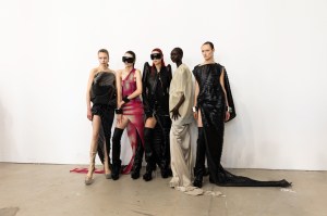 Backstage at Rick Owens RTW Spring 2023