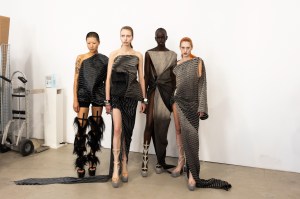 Backstage at Rick Owens RTW Spring 2023