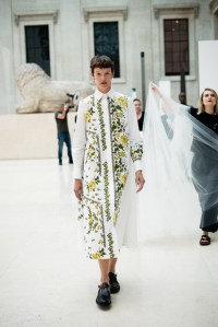 Backstage at ERDEM RTW Spring 2023 on September 18, 2022 in London