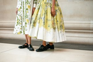 Backstage at ERDEM RTW Spring 2023 on September 18, 2022 in London