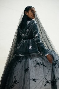 Backstage at ERDEM RTW Spring 2023 on September 18, 2022 in London