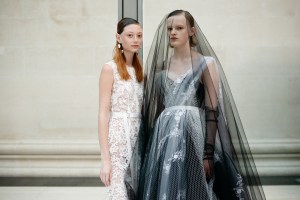 Backstage at ERDEM RTW Spring 2023 on September 18, 2022 in London