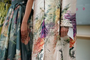 Backstage at ERDEM RTW Spring 2023 on September 18, 2022 in London
