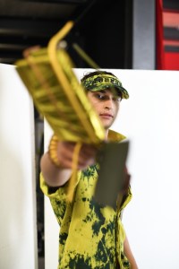 Backstage at Ferrari RTW Spring 2023
