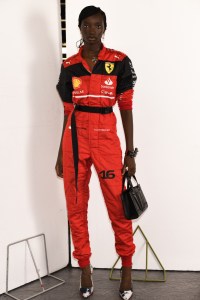 Backstage at Ferrari RTW Spring 2023