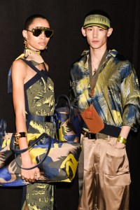 Backstage at Ferrari RTW Spring 2023