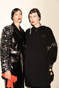 Backstage at Ferrari RTW Spring 2023