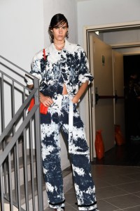 Backstage at Ferrari RTW Spring 2023
