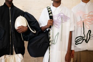 Backstage at Simone Rocha RTW Spring 2023 on September 18, 2022 in London
