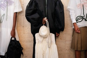 Backstage at Simone Rocha RTW Spring 2023 on September 18, 2022 in London