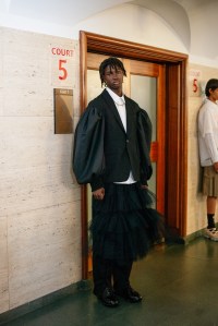Backstage at Simone Rocha RTW Spring 2023 on September 18, 2022 in London