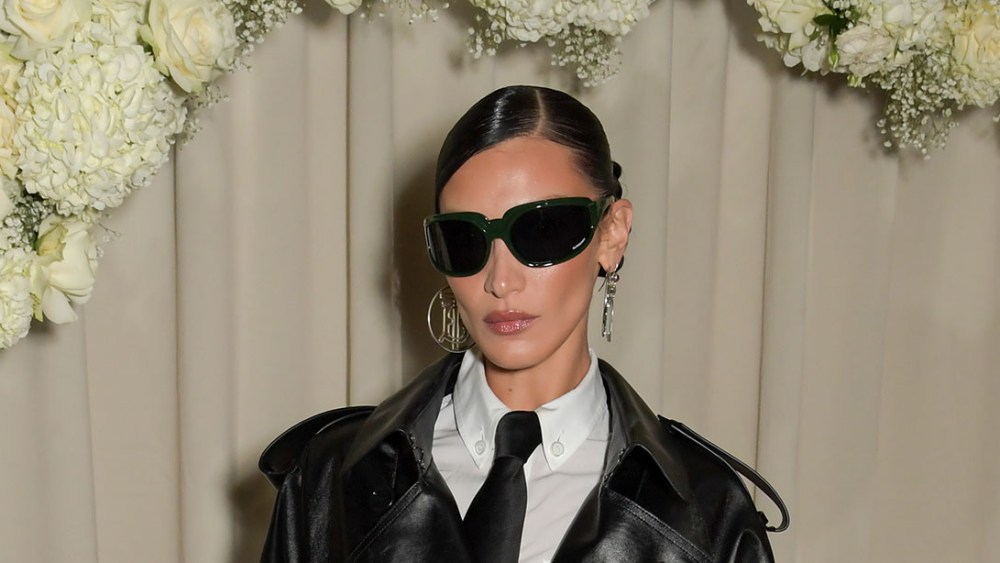 LONDON, ENGLAND - SEPTEMBER 26: Bella Hadid attends the Burberry Spring/Summer 2023 aftershow party at The Twenty Two on September 26, 2022, in London, England. (Photo by David M. Benett/Dave Benett/Getty Images for Burberry)