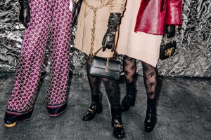 Backstage at Tommy Hilfiger RTW Fall 2022