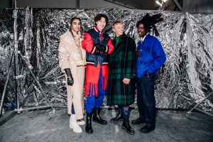 Backstage at Tommy Hilfiger RTW Fall 2022