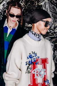 Backstage at Tommy Hilfiger RTW Fall 2022