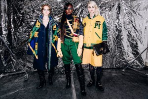 Backstage at Tommy Hilfiger RTW Fall 2022