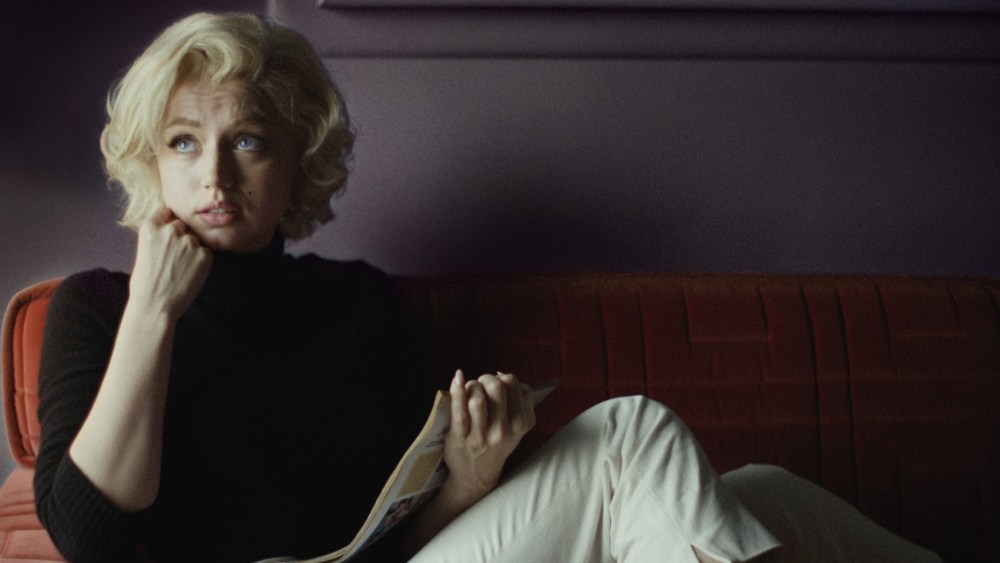 Ana de Armas as Marilyn Monroe in "Blonde"