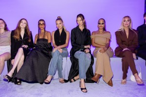 Front Row at Brandon Maxwell Spring 2023